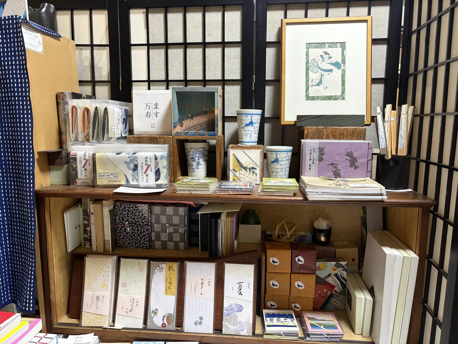 Printing at the workbench, Takahashi Kobo