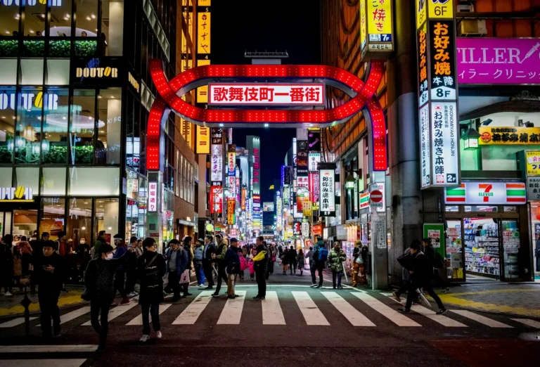people walking at the city street